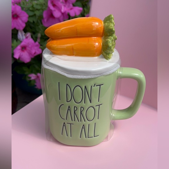 Rae Dunn Other - Rae Dunn, Mug, I Don’t Carrot At All, Ceramic, Carrot Topper Mug/Cup.